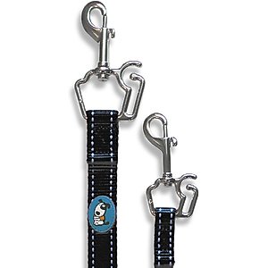 ThunderLeash Nylon Dog Leash, Black, Medium/Large: 7-ft long, 1-in wide