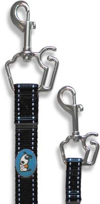 Show full view: ThunderLeash Nylon Dog Leash, Black, Small: 6-ft long, 0.63-in wide slide 3 of 9
