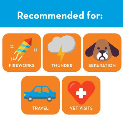 Show full view: ThunderShirt Classic Anxiety & Calming Vest for Dogs, Heather Grey, Large slide 8 of 13