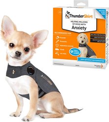 ThunderShirt Classic Anxiety & Calming Vest for Dogs, Heather Grey, XX-Small