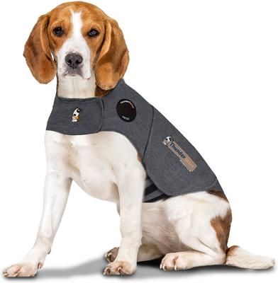 Show full view: ThunderShirt Classic Anxiety & Calming Vest, Heather Grey, Medium + ThunderEase Calming Diffuser for Dogs slide 2 of 10
