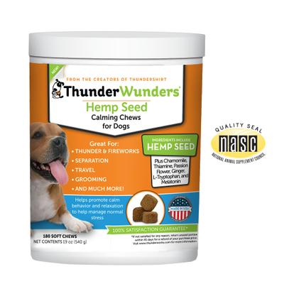 Show full view: ThunderWunders Hemp Calming Dog Chews, 180 Count slide 10 of 12