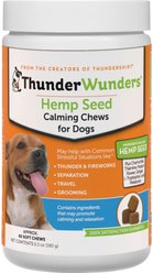 ThunderWunders Hemp Calming Dog Chews, 60 Count