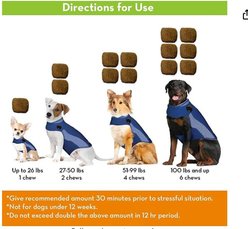 ThunderWunders Hemp Calming Dog Chews, 60 Count slide 2 of 9