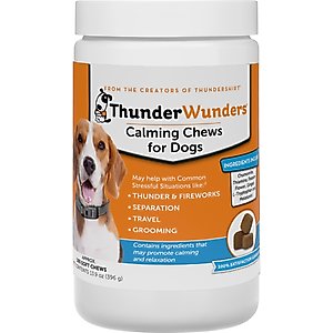 ThunderWunders Melatonin Calming Dog Chews, 180 Count