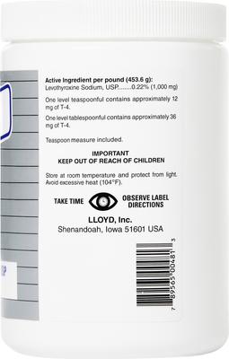 Show full view: Thyro-L (levothyroxine sodium) Powder for Horses, 1-lb slide 3 of 7