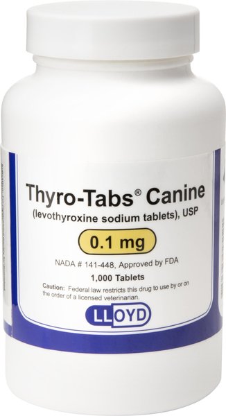 Show full view: Thyro-Tabs (Levothyroxine Sodium) Tablets, 0.1-mg, 1 tablet slide 1 of 8