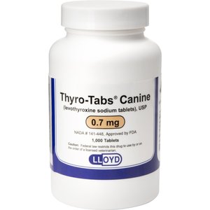 Thyro-Tabs (Levothyroxine Sodium) Tablets, 0.7-mg, 1 tablet