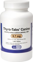 Thyro-Tabs (Levothyroxine Sodium) Tablets for Dogs, 0.7-mg, 120 tablets