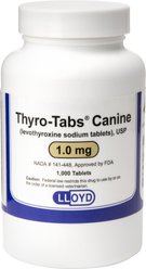 Thyro-Tabs (Levothyroxine Sodium) Tablets, 1mg, 1 tablet slide 1 of 5