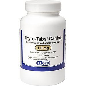 Thyro-Tabs (Levothyroxine Sodium) Tablets, 1mg, 1 tablet