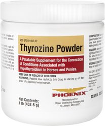 Thyrozine Levothyroxine Sodium (Generic) Powder for Horses, 1-lb slide 1 of 2