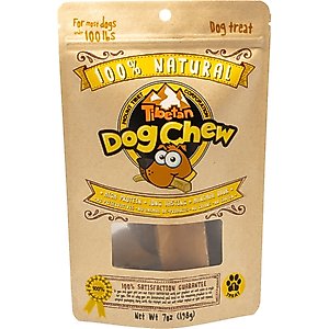 Tibetan Dog Chew Jumbo Breed Grain-Free Dog Treats, 7-oz bag