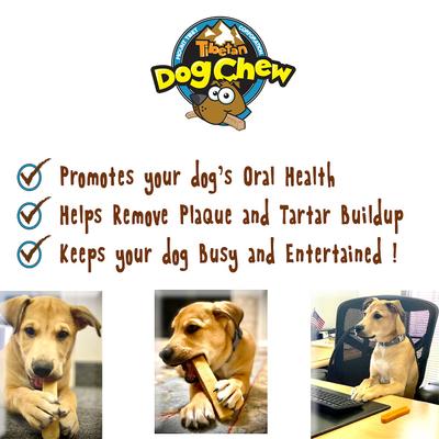 Show full view: Tibetan Dog Chew Medium Breed Grain-Free Dog Treats, 2-lb box slide 6 of 11