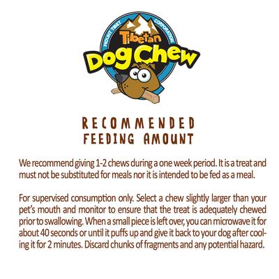 Show full view: Tibetan Dog Chew Medium Breed Grain-Free Dog Treats, 2-lb box slide 10 of 11