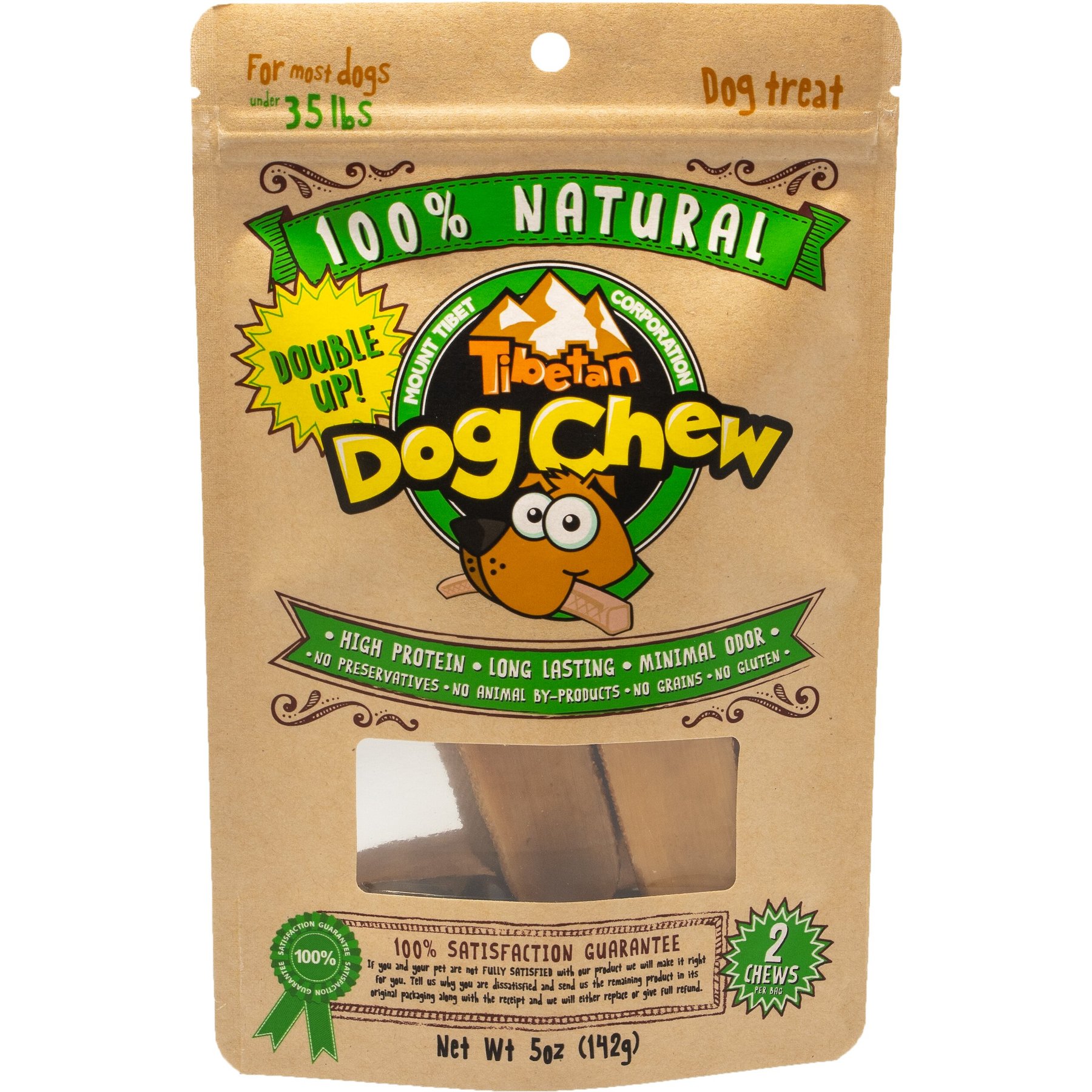 Tibetan Dog Chew Medium Breed Grain-Free Dog Treats, 5-oz pouch
