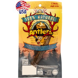 Tibetan Dog Chew Whole Antler Grain-Free Dog Treat, 1 count, Small