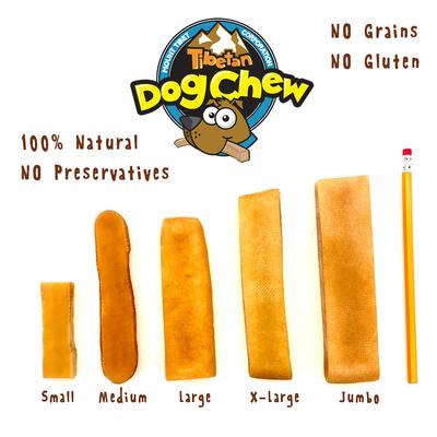 Show full view: Tibetan Dog Chew X-Large Breed Grain-Free Dog Treats, 2-lb box slide 4 of 10