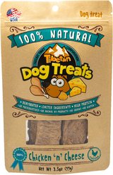 Tibetan Dog Treats Chicken 'n' Cheese Grain-Free Dehydrated Dog Treats, 3.5-oz pouch