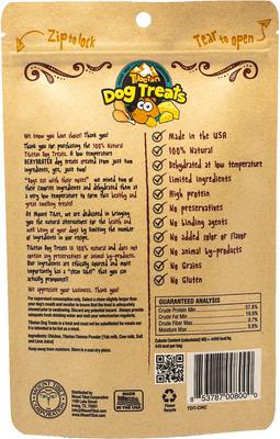 Show full view: Tibetan Dog Treats Chicken 'n' Cheese Grain-Free Dehydrated Dog Treats, 3.5-oz pouch slide 3 of 8