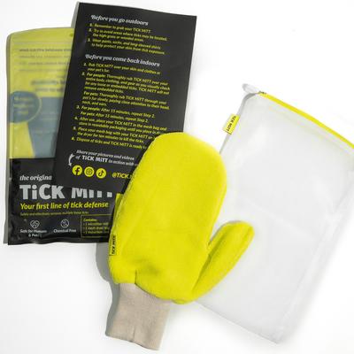 Show full view: TiCK MiTT Microfiber Tick Remover for Dogs & Cats, Yellow slide 6 of 7