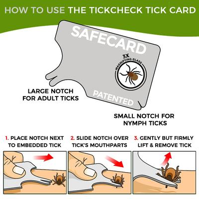 Show full view: TickCheck Wallet Sized Tick Removal Card slide 2 of 8