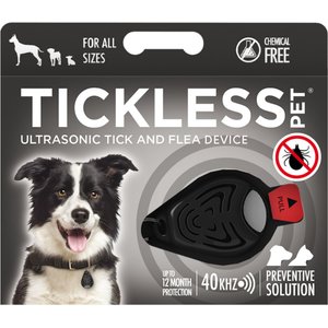 Tickless Pet Ultrasonic Tick & Flea Repellent, Black