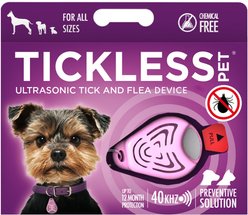 Tickless Pet Ultrasonic Tick & Flea Repellent, Pink