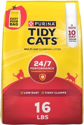 Tidy Cats 24/7 Performance Odor Control Scented Clumping Cat Litter, 16-lb bag