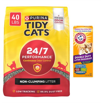 Tidy Cats Tidy Cats 24/7 Performance Scented Cat Litter + Arm & Hammer Litter Baking Soda Cat Litter Deodorizer
