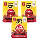 Tidy Cats 24/7 Performance Scented Non-Clumping Clay Cat Litter, 40-lb bag, bundle of 3