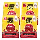 Tidy Cats 24/7 Performance Scented Non-Clumping Clay Cat Litter, 40-lb bag, bundle of 4