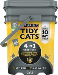 Tidy Cats 4-in-1 Scented Clumping Clay Cat Litter, 35-lb pail