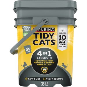 Tidy Cats 4-in-1 Scented Clumping Clay Cat Litter, 35-lb pail