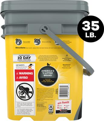 Show full view: Tidy Cats 4-in-1 Scented Clumping Clay Cat Litter, 35-lb pail slide 3 of 13