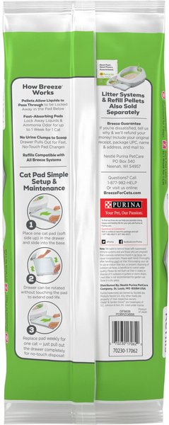 Tidy Cats Breeze Garden Grove Scented Cat Pad, 8 count