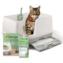 Tidy Cats Breeze X-Large Multi-Cat Starter Kit Litter Box, Litter Pellets & Pads, White