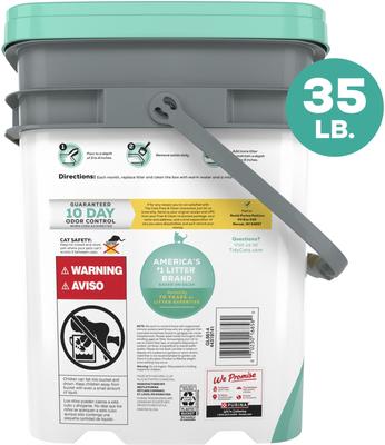 Show full view: Tidy Cats Free & Clean Unscented Clumping Clay Cat Litter, 35-lb pail, bundle of 3 slide 4 of 11