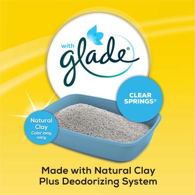 Show full view: Tidy Cats Glade Clear Springs Scented Clumping Cat Litter, 16-lb bag slide 4 of 11