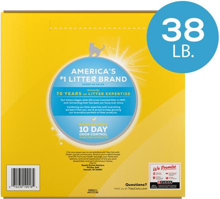Show full view: Tidy Cats Glade Clear Springs Scented Clumping Cat Litter, 38-lb box slide 3 of 11