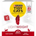 Tidy Cats Lightweight 24/7 Performance Odor Control Scented Clumping Clay Cat Litter, 17-lb box