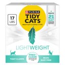 Tidy Cats Lightweight Free & Clean Unscented Clumping Clay Cat Litter, 17-lb box