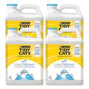 Tidy Cats Lightweight with Glade Scented Clumping Clay Cat Litter, 8.5-lb jug, bundle of 4