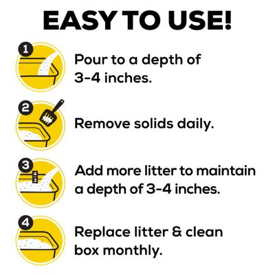 Show full view: Tidy Cats Lightweight with Glade Scented Clumping Clay Cat Litter, 8.5-lb jug, bundle of 4 slide 10 of 13