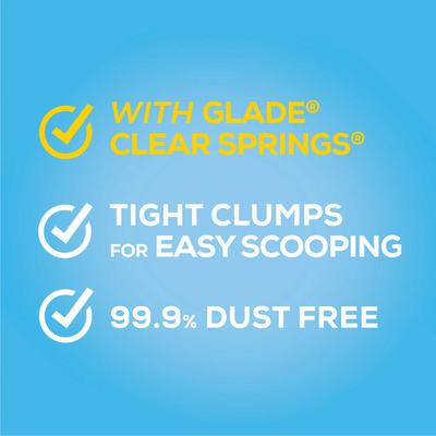 Show full view: Tidy Cats Lightweight with Glade Scented Clumping Clay Cat Litter, 8.5-lb jug, bundle of 4 slide 6 of 13