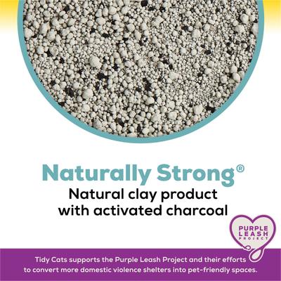 Show full view: Tidy Cats Naturally Strong Clumping Clay Multi Cat Litter, 20-lb jug, 2 count, Unscented slide 5 of 11