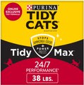 Tidy Max 24/7 Performance Scented Clumping Clay Cat Litter, 38-lb box