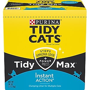 Tidy Max Instant Action Scented Clumping Clay Cat Litter, 38-lb box