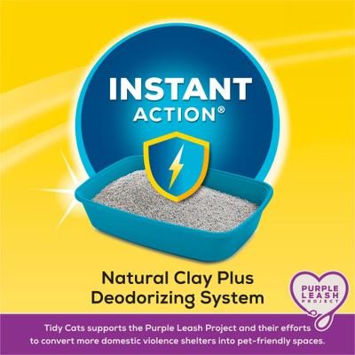 Show full view: Tidy Max Instant Action Scented Clumping Clay Cat Litter, 38-lb box slide 4 of 10