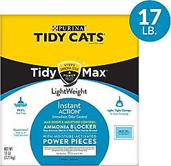 Tidy Max Lightweight Instant Action Scented Clumping Clay Cat Litter, 17-lb box slide 2 of 2